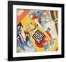 Trame Noire, c.1922-Wassily Kandinsky-Framed Art Print