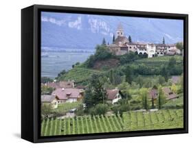 Traminer, the Town That Gave Its Name to Gewurztraminer Wine, Bolzano, Alto Adige, Italy-Michael Newton-Framed Stretched Canvas