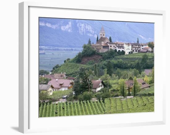 Traminer, the Town That Gave Its Name to Gewurztraminer Wine, Bolzano, Alto Adige, Italy-Michael Newton-Framed Photographic Print