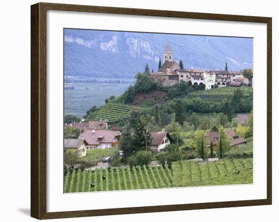 Traminer, the Town That Gave Its Name to Gewurztraminer Wine, Bolzano, Alto Adige, Italy-Michael Newton-Framed Photographic Print