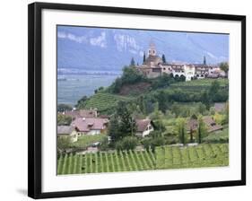 Traminer, the Town That Gave Its Name to Gewurztraminer Wine, Bolzano, Alto Adige, Italy-Michael Newton-Framed Photographic Print