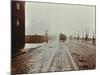 Tramlines and Vehicles on the Albert Embankment, Lambeth, London, 1909-null-Mounted Photographic Print