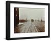 Tramlines and Vehicles on the Albert Embankment, Lambeth, London, 1909-null-Framed Photographic Print