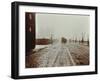 Tramlines and Vehicles on the Albert Embankment, Lambeth, London, 1909-null-Framed Photographic Print