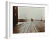 Tramlines and Vehicles on the Albert Embankment, Lambeth, London, 1909-null-Framed Photographic Print