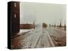 Tramlines and Vehicles on the Albert Embankment, Lambeth, London, 1909-null-Stretched Canvas