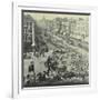 Tramlines Being Laid, Whitechapel High Street, London, 1929-null-Framed Photographic Print