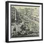 Tramlines Being Laid, Whitechapel High Street, London, 1929-null-Framed Photographic Print