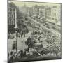 Tramlines Being Laid, Whitechapel High Street, London, 1929-null-Mounted Photographic Print