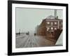 Tramlines on the Albert Embankment, Lambeth, London, 1909-null-Framed Photographic Print