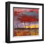 Tramonto sul bosco I-Lucas-Framed Art Print