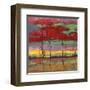 Tramonto sul bosco II-Lucas-Framed Art Print