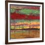 Tramonto sul bosco III-Lucas-Framed Art Print