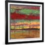 Tramonto sul bosco III-Lucas-Framed Art Print