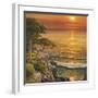 Tramonto sul Mediterraneo-Adriano Galasso-Framed Art Print