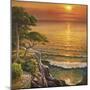 Tramonto sul Mediterraneo-Adriano Galasso-Mounted Art Print