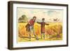 Tramp and Scarecrow-null-Framed Art Print