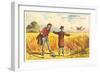 Tramp and Scarecrow-null-Framed Art Print