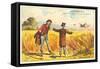 Tramp and Scarecrow-null-Framed Stretched Canvas