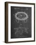 Trampoline Patent-Cole Borders-Framed Art Print