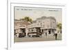 Trams at Finsbury Park London 'The Boy Stood on the Tramway Line the Driver Rang His Bell-null-Framed Photographic Print