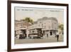 Trams at Finsbury Park London 'The Boy Stood on the Tramway Line the Driver Rang His Bell-null-Framed Photographic Print