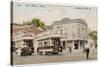 Trams at Finsbury Park London 'The Boy Stood on the Tramway Line the Driver Rang His Bell-null-Stretched Canvas