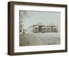 Trams in Balham Car Shed, Wandsworth, London, 1903-null-Framed Photographic Print