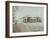 Trams in Balham Car Shed, Wandsworth, London, 1903-null-Framed Photographic Print