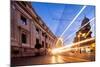 Trams in Seville-Felipe Rodriguez-Mounted Photographic Print