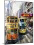 Trams in Wan Chai (Wanchai), Hong Kong, China-Charles Bowman-Mounted Photographic Print