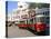 Trams on Istikal Cad, Beyoglu Quarter, Istanbul, Turkey-Bruno Morandi-Stretched Canvas