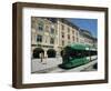 Trams Run Along Herrengasse, Stop at Hauptplatz in Main Street of Old Town, Graz, Styria, Austria-Ken Gillham-Framed Photographic Print