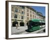 Trams Run Along Herrengasse, Stop at Hauptplatz in Main Street of Old Town, Graz, Styria, Austria-Ken Gillham-Framed Photographic Print