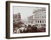 Tramway Electrification at the Junction of Goswell Road and Old Street, London, 1906-null-Framed Premium Photographic Print