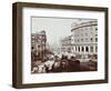 Tramway Electrification at the Junction of Goswell Road and Old Street, London, 1906-null-Framed Photographic Print