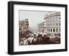 Tramway Electrification at the Junction of Goswell Road and Old Street, London, 1906-null-Framed Photographic Print