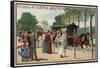 Tramways, Jardin D'Acclimation, Paris-null-Framed Stretched Canvas