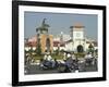 Tran Nguyen Han Statue, Ben Thank Public City Market, Ho Chi Minh City (Saigon), Vietnam-Christian Kober-Framed Photographic Print