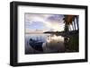 Tranguil Sunset in a Fishing Village-George Oze-Framed Photographic Print