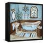 Tranquil Bath II-Todd Williams-Framed Stretched Canvas