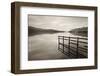 Tranquil Derwent Water at Dusk, Lake District, Cumbria, England. Autumn (October)-Adam Burton-Framed Photographic Print