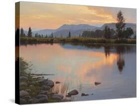 Tranquil Evening-Jay Moore-Stretched Canvas