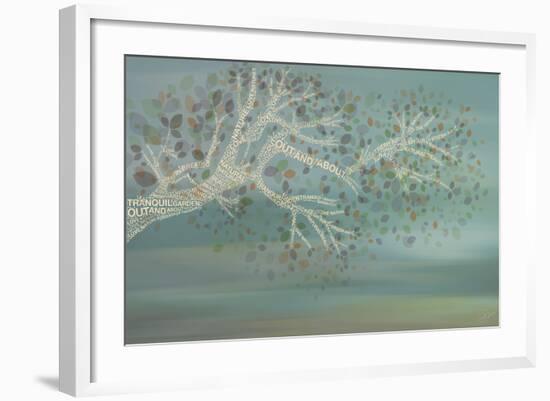 Tranquil Garden-Dominique Vari-Framed Art Print