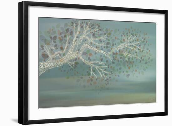 Tranquil Garden-Dominique Vari-Framed Art Print