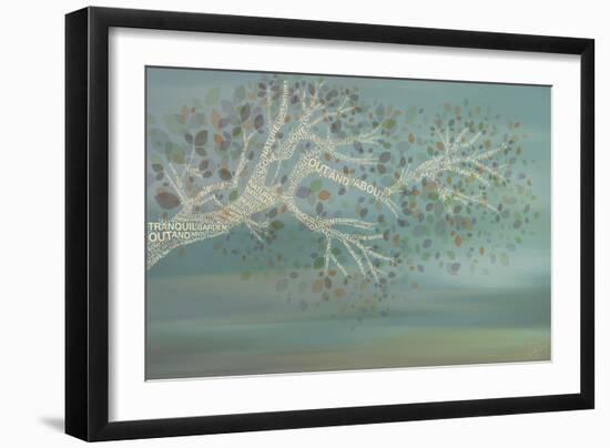 Tranquil Garden-Dominique Vari-Framed Art Print