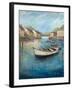 Tranquil Harbor II-Ruane Manning-Framed Art Print