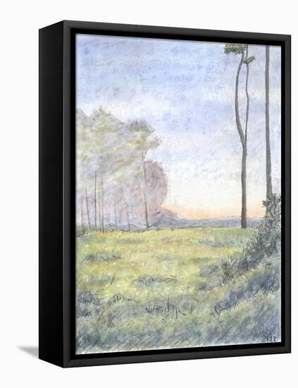 Tranquil Horizon I-Virginia A. Roper-Framed Stretched Canvas