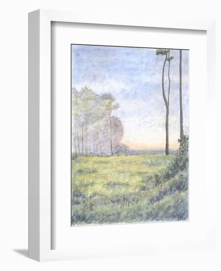 Tranquil Horizon I-Virginia A. Roper-Framed Art Print