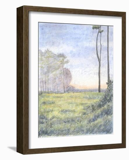 Tranquil Horizon I-Virginia A. Roper-Framed Art Print